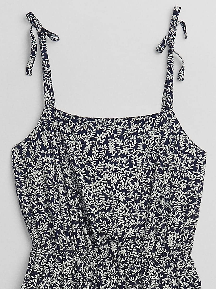 GAP Womens Cami Jumpsuit Navy Floral S/T