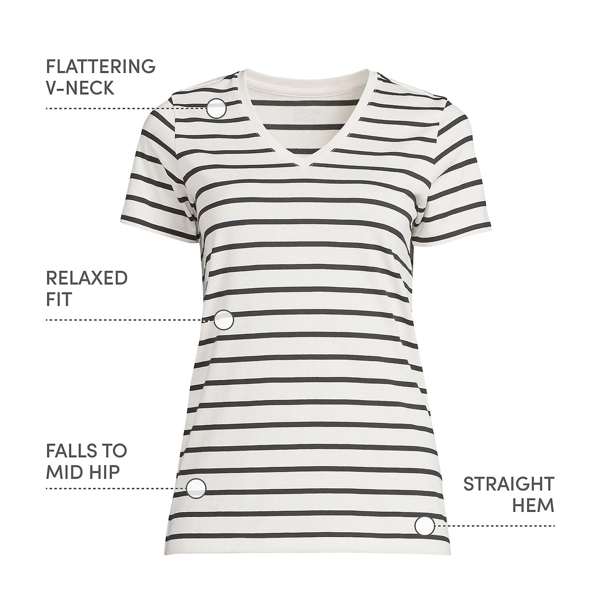 Ivory/Black Breton Stripe