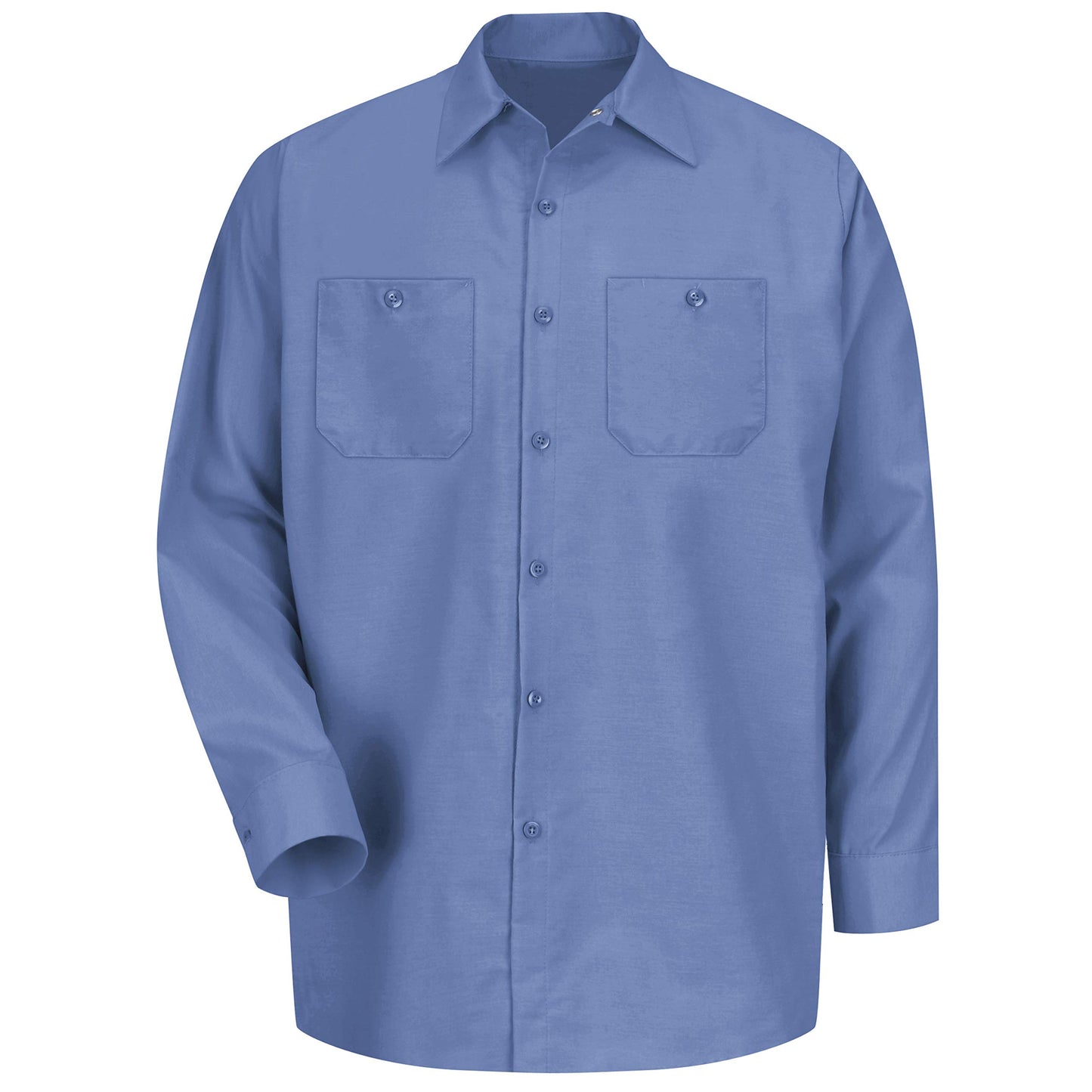 Red Kap Men's Size Industrial Work Shirt, Regular Fit, Long Sleeve, Petrol Blue, 3X-Large/Tall
