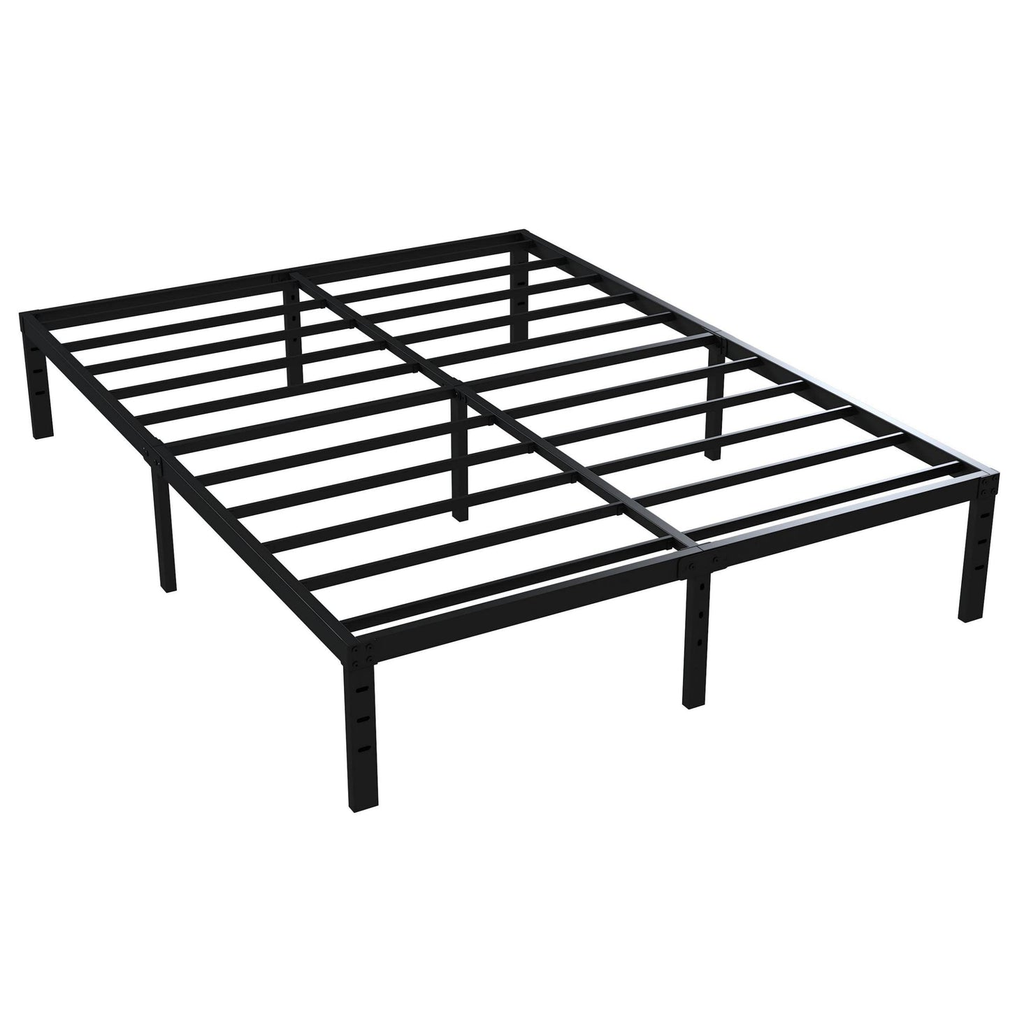 Upcanso 16 Inch California King Bed Frames No Box Spring Need, Platform Cal King Bed Frame with 14 Inch Storage, 3500 lbs Heavy Duty Metal Slats Support, Easy Assembly Mattress Foundation