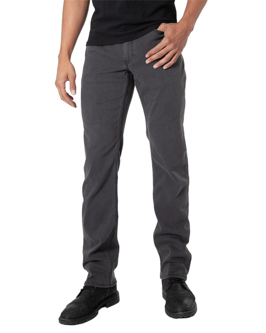 True Classic Mens Jeans – Stretch Jeans for Men, Straight Fit Men’s Stretch Jean, Straight Leg, High-Stretch - Gray, 33W X 36L