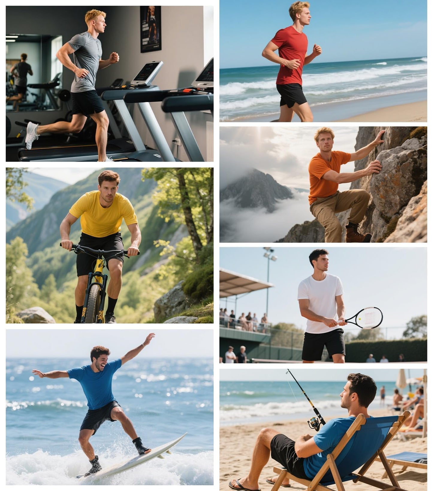 Idtswch Men's Tall T-Shirt Rash Guard UPF 50+ T-Shirt Quick Dry Swim Water Top Tee Short Sleeve Athletic Shirts 23orange-L