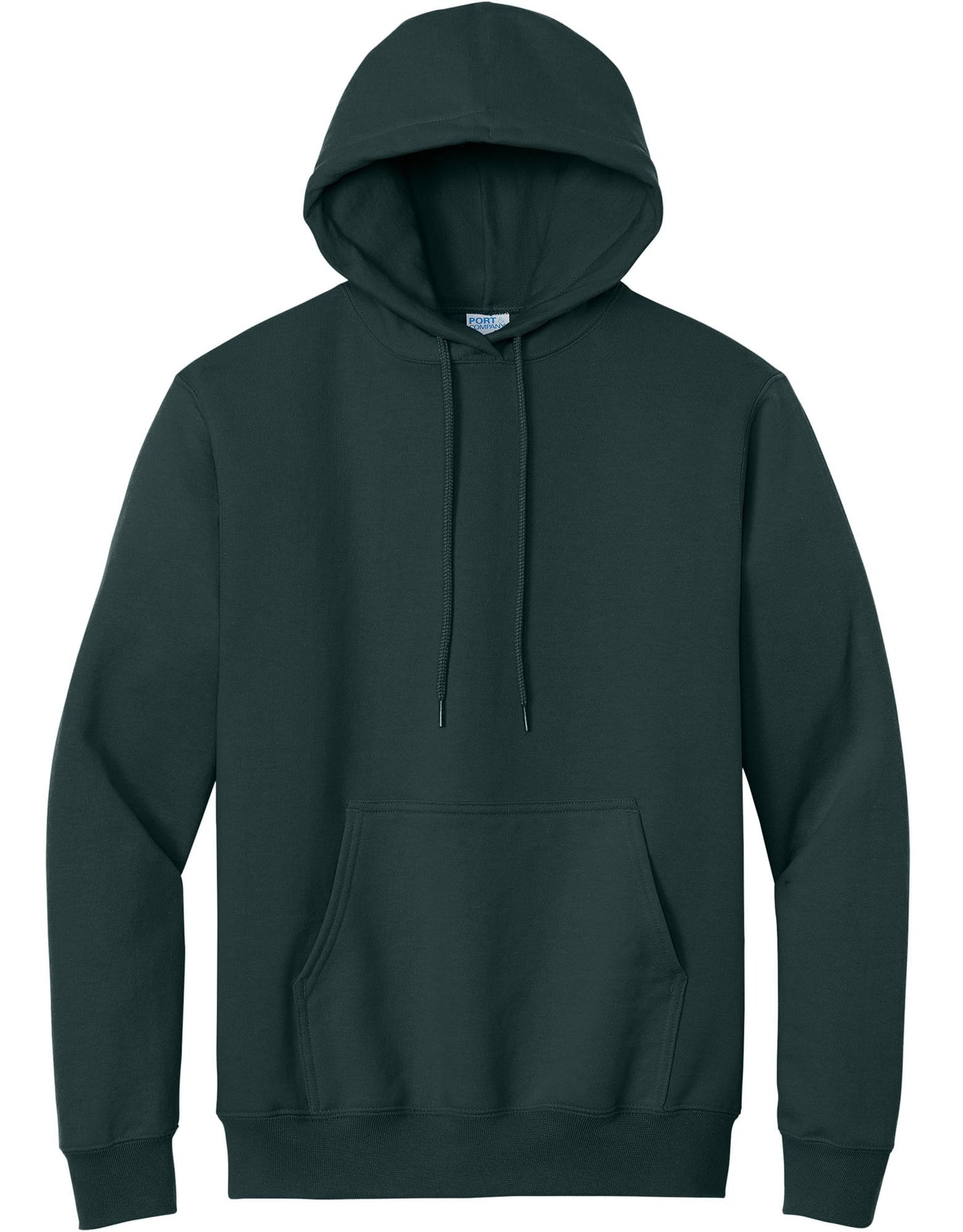 Port & Co TALL Essential Fleece Pullover Hooded Sweatshirt-PC90HT-XLT-Dark Green