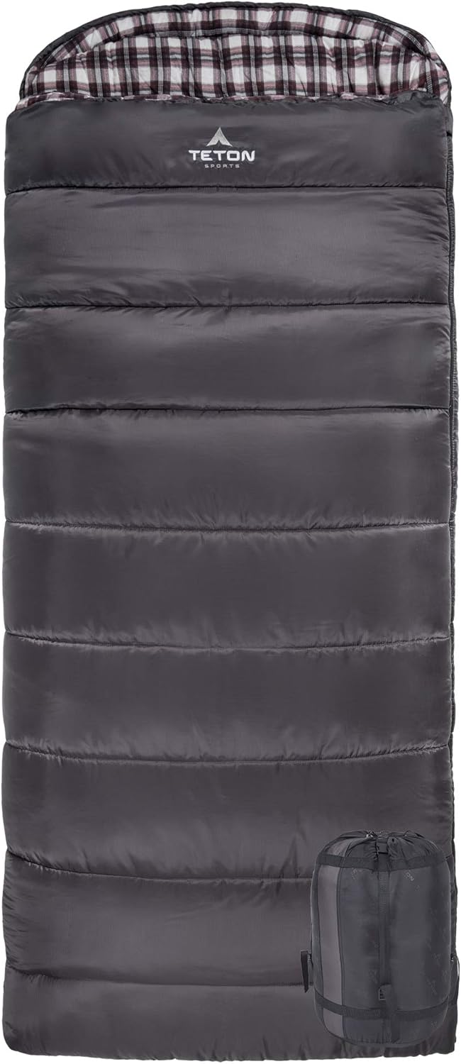 XXL Long Sleeping Bag (7'6"), Teton Fahrenheit: +20ºF rated
