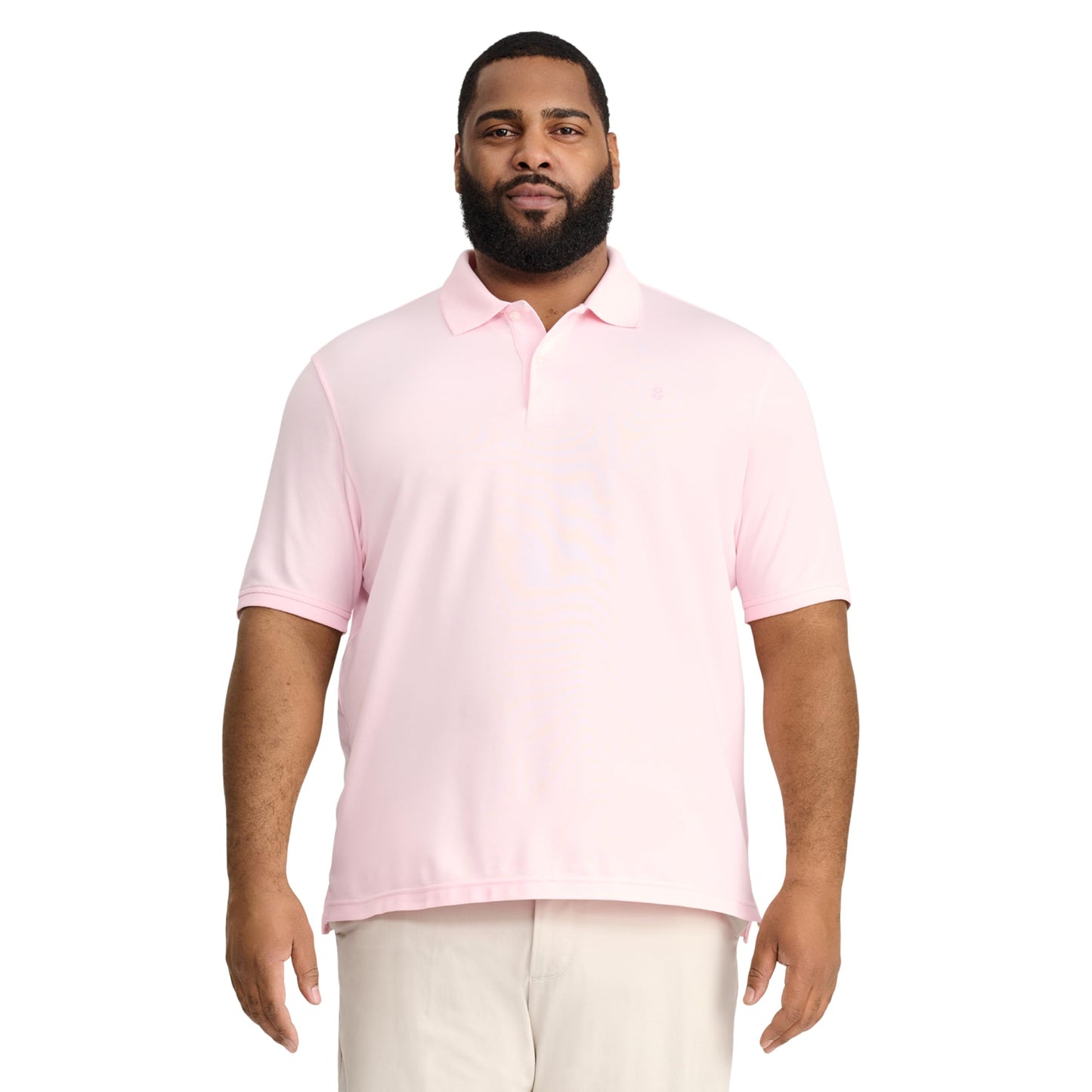 IZOD Men’s Big-and-Tall Advantage Performance Short-Sleeve Solid Polo Shirt, Fairy Tale, 4X-Large