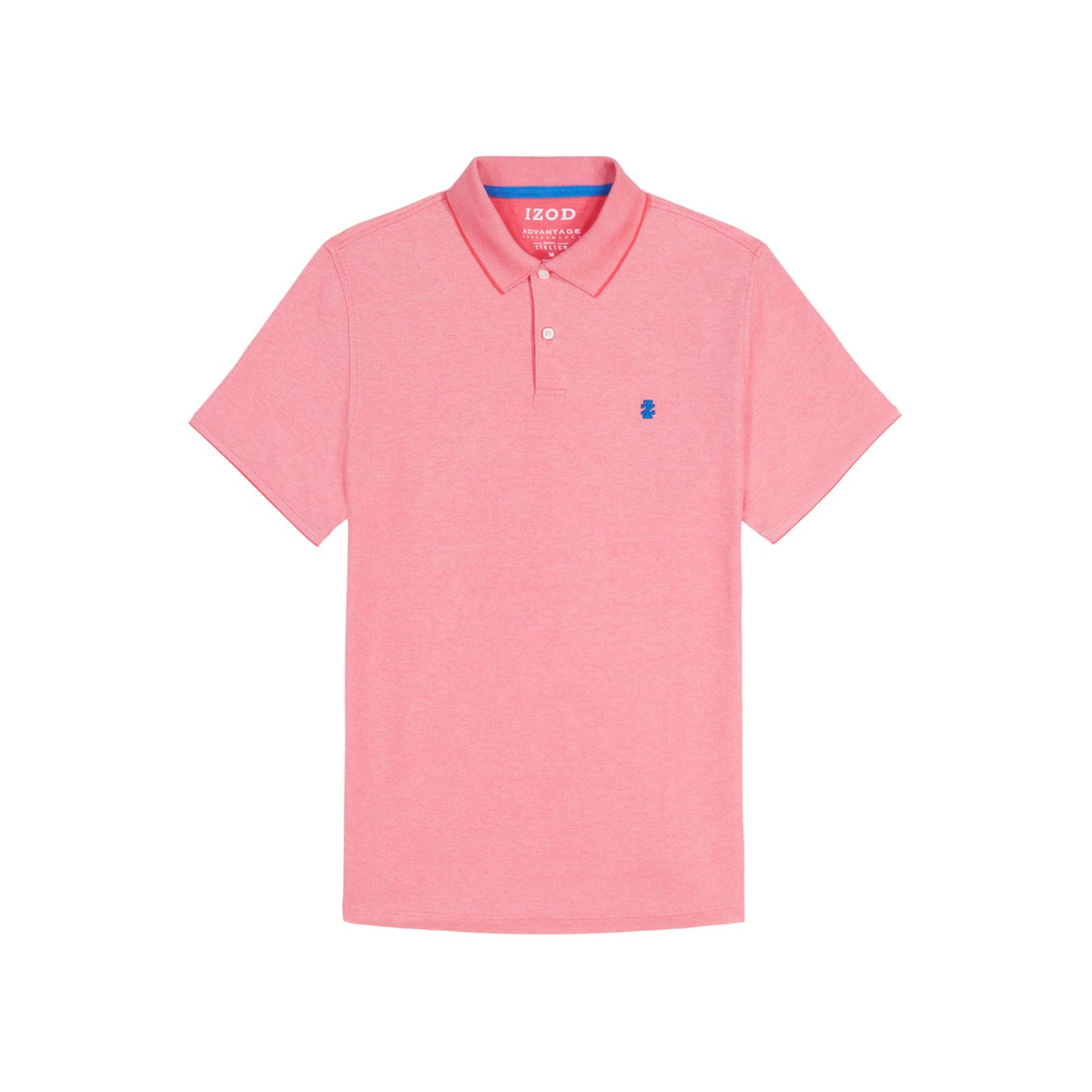 IZOD Men's Big and Tall Advantage Performance Short Sleeve Polo Shirt, Dubarry