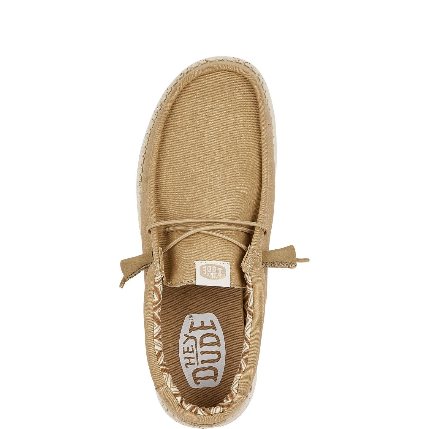 HEYDUDE Men's Wally Stretch Canvas Tan