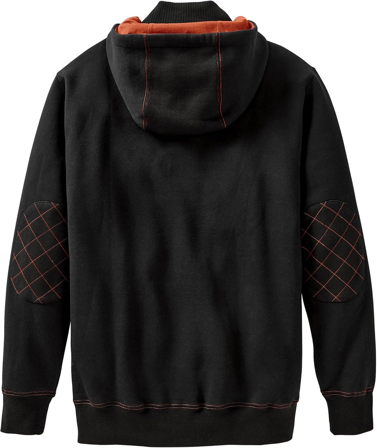 Legendary Whitetails Men's Big & Tall Tough As Buck 1/4 Zip Action Hoodie, Black, 4X-Large