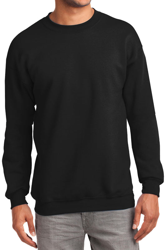 Have It Tall Mens Crewneck Sweatshirt Black 2XLT Tall