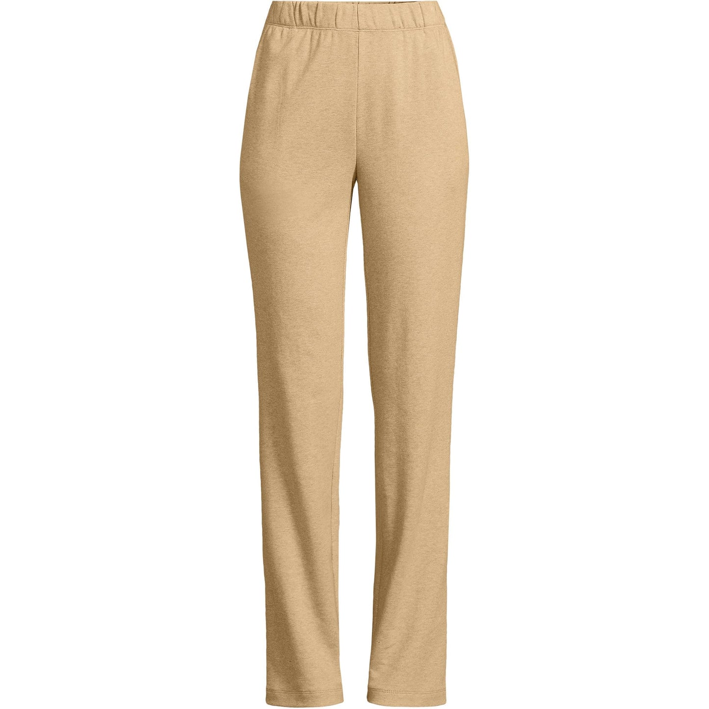 Lands' End Women s Sport Knit Pants French Pecan Heather Tall X-Large