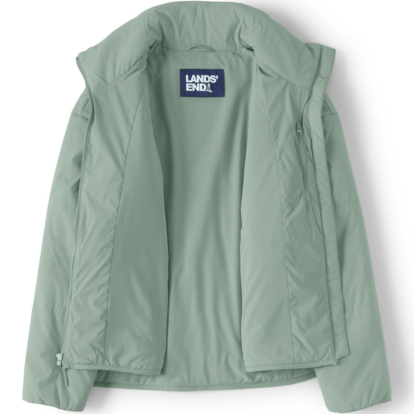 Lands' End Women's Tall WanderFree Insulated Jacket X-Large Lily Pad Green