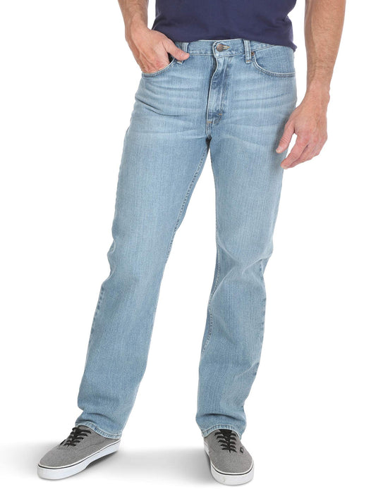 Wrangler Authentics Men's Classic 5-Pocket Regular Fit Jean, Stonewash Flex, 32W x 36L