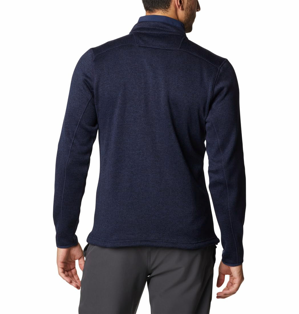 Columbia Men's Sweater Weather Full Zip, Collegiate Navy Heather, 5X Tall