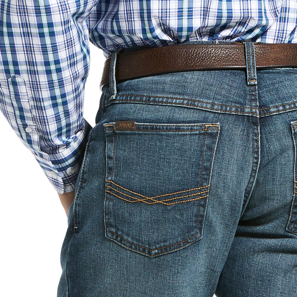 ARIAT Men’s M4 Low Rise Stretch Legacy Boot Cut Jean