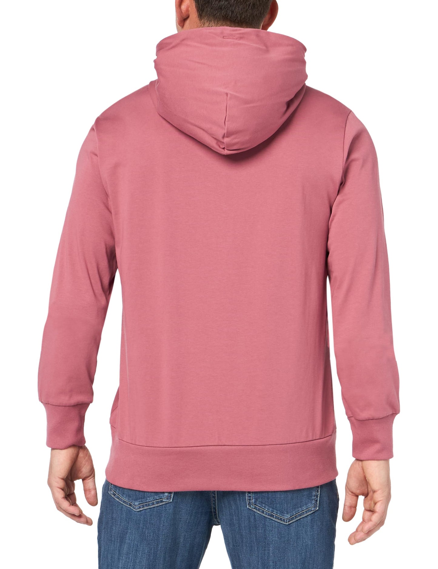 adidas Men's Tall Size Essentials Logo Hoodie, Preloved Crimson