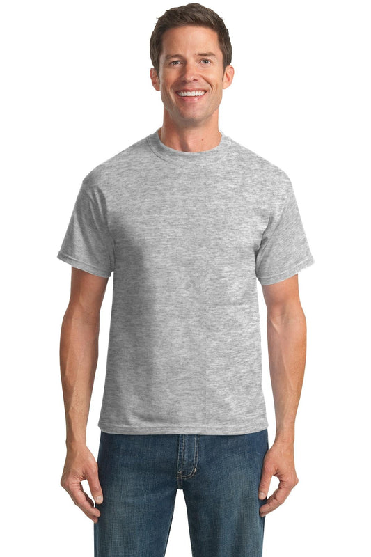 Port & Company Men's Tall 50/50 Cotton/Poly T Shirts 4XLT Ash
