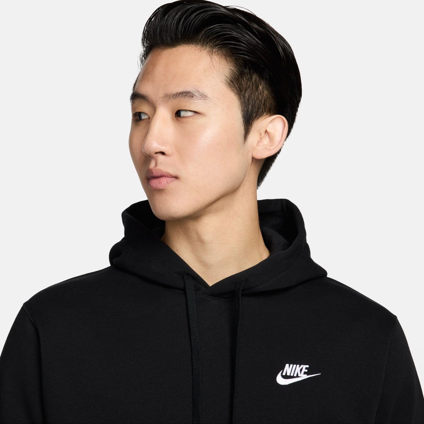 Nike Pull Over Hoodie, Black/Black/White, XL-T