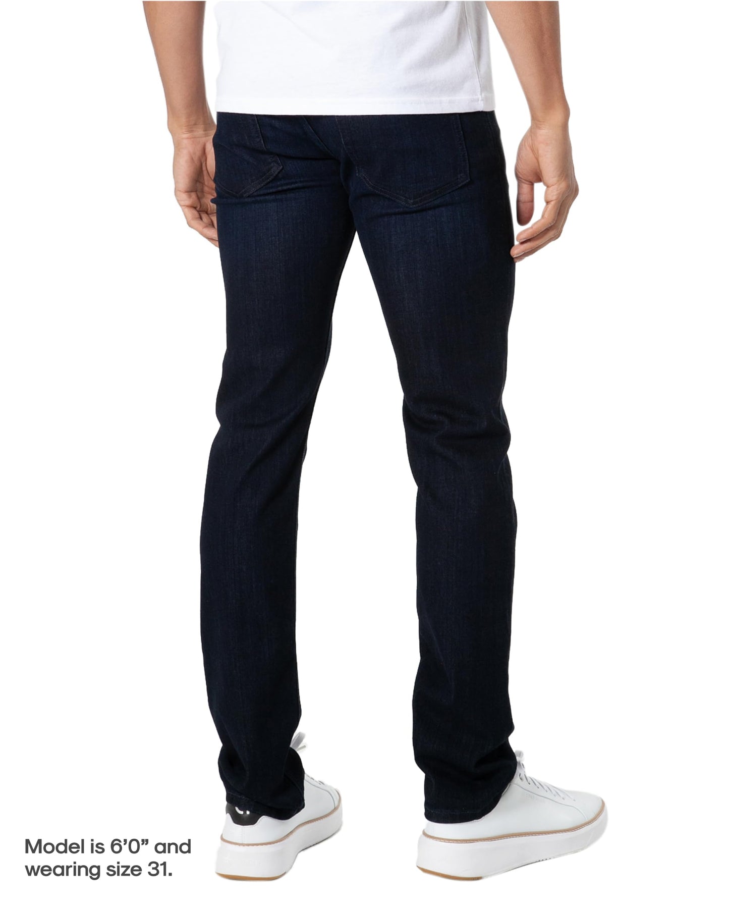 True Classic Mens Jeans – Stretch Jeans for Men, Slim Fit Men’s Stretch Jean - Tapered Skinny Fit, High-Stretch - Indigo, 34W X 36L