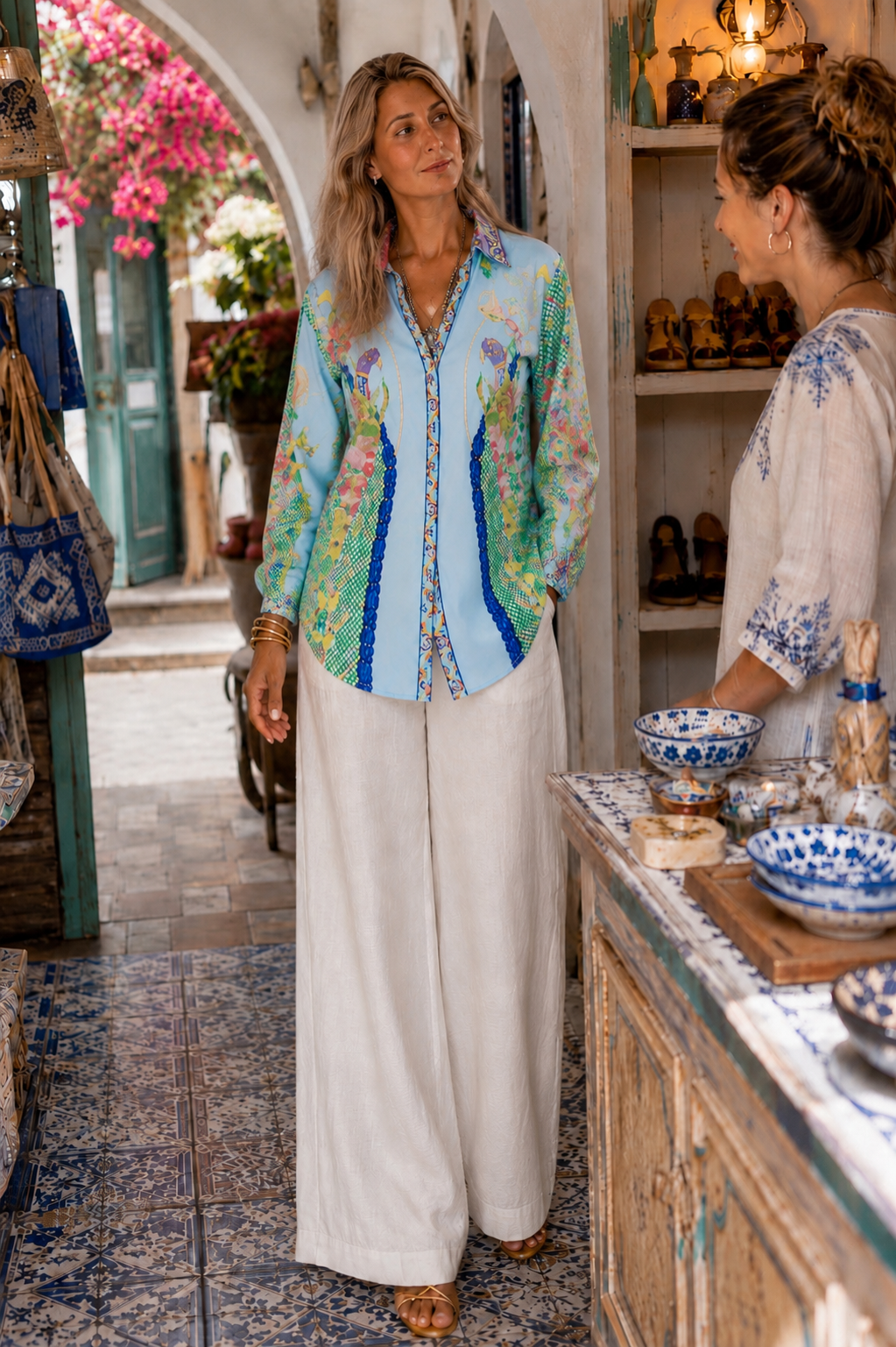 Tall Peacock Paradise Set