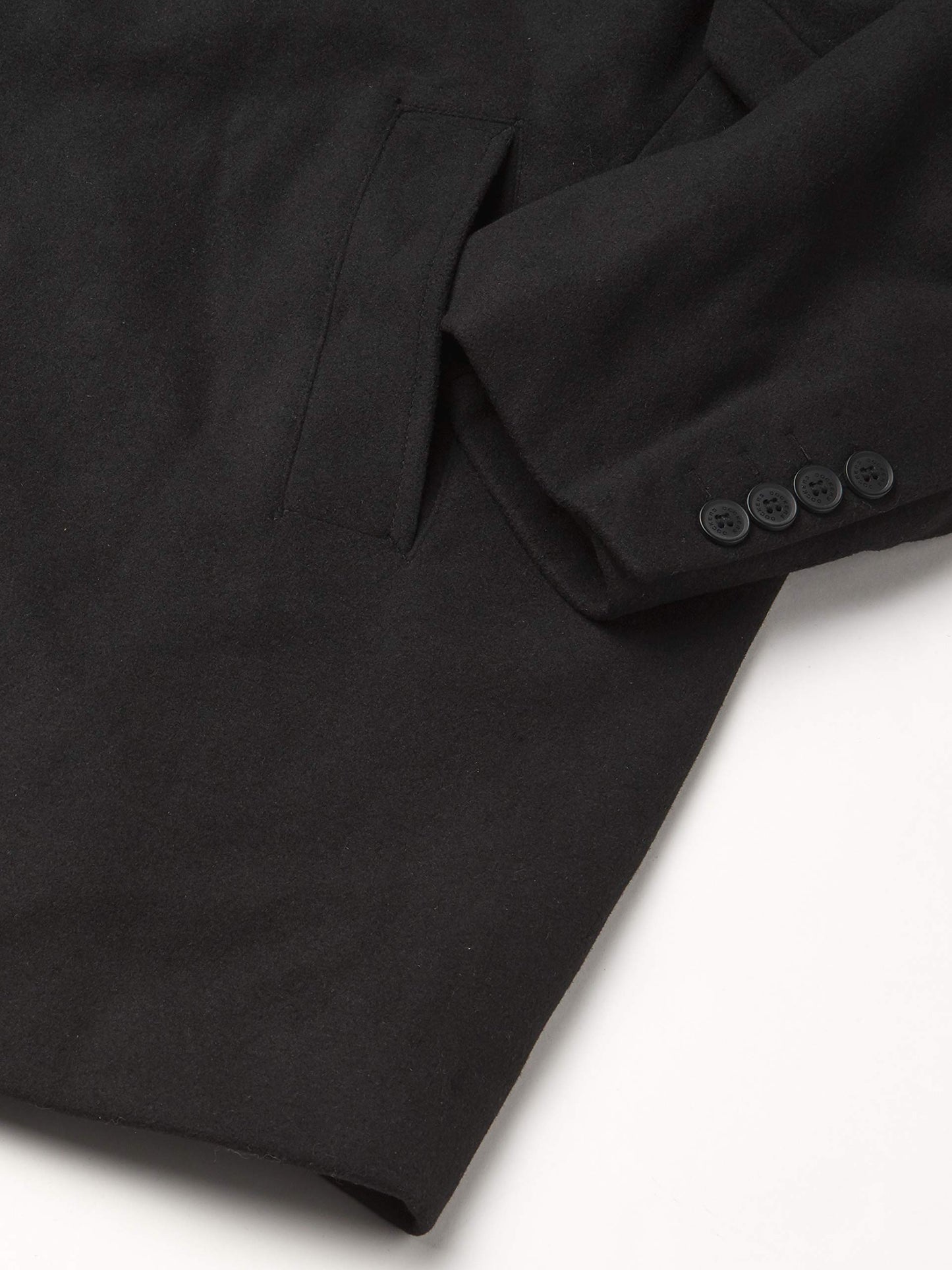 Dockers Men's Henry Wool Blend Top Coat (Regular and Big & Tall Sizes), Black, 4XT