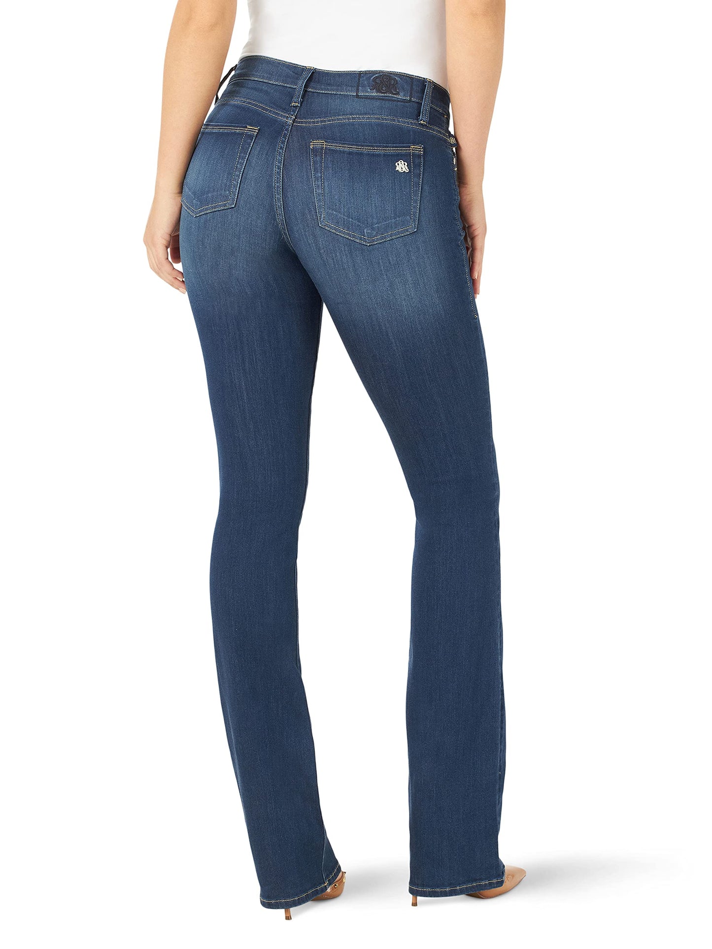 Rock & Republic Women's Kasandra Mid Rise Bootcut Jean, On Call, 18 Long
