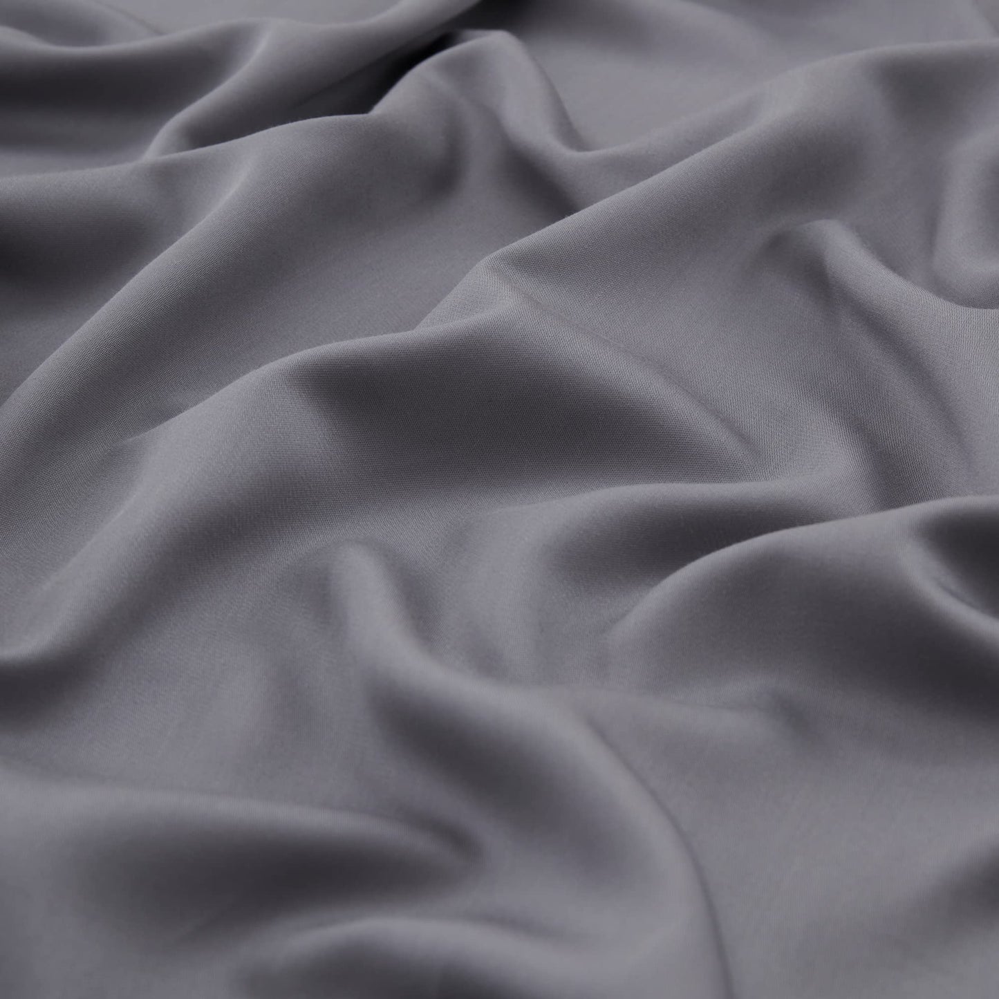 ACCURATEX Cooling Sheets California King Size - Viscose Made from Bamboo, Luxury Cool Silky Sheet Set for Cal King Size Bed, Super Soft Breathable Bed Sheets up to 16 inches Deep Pockect,Grey