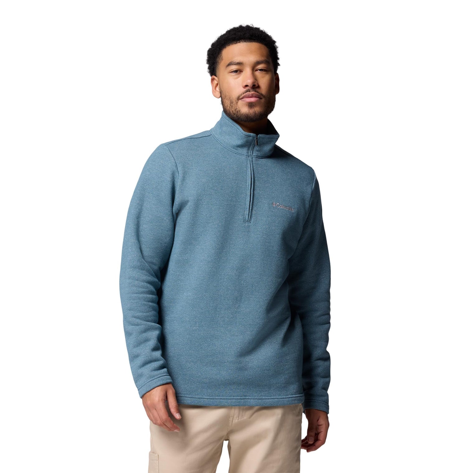 Columbia Mens Great Hart Mountain III Half Zip Pullover Jacket, Everblue, 5X Tall