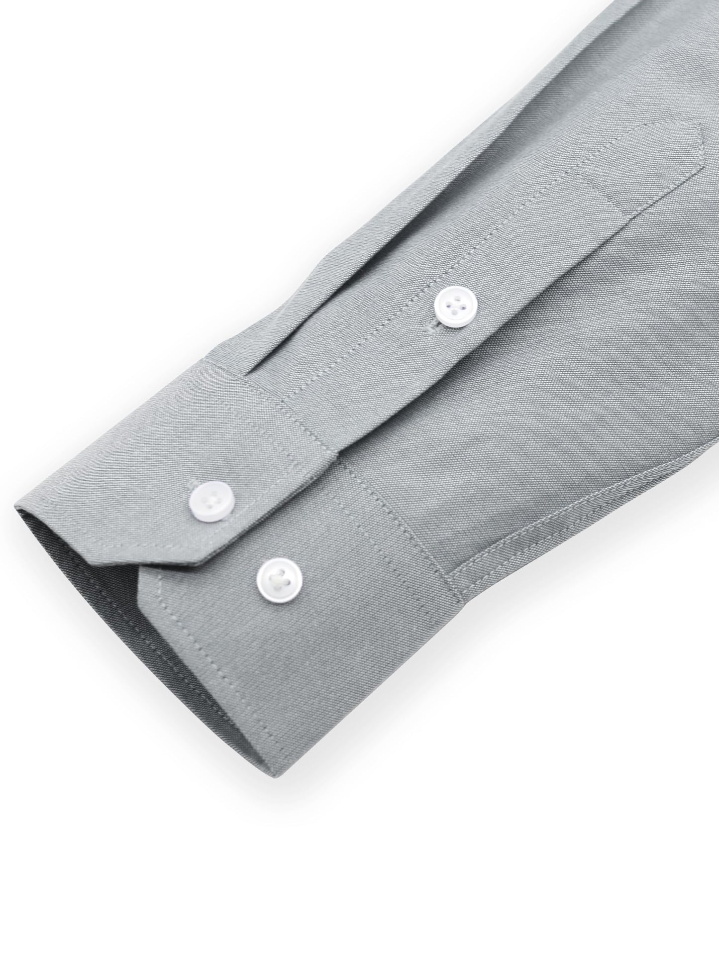 GIANZEN Light Grey Shirts for Men Gray Shirt Button Up Dress Men's Casual Button-Down Long Sleeve Mens Slim Fit Oxford Down Light Gray Size XXXXL Tall