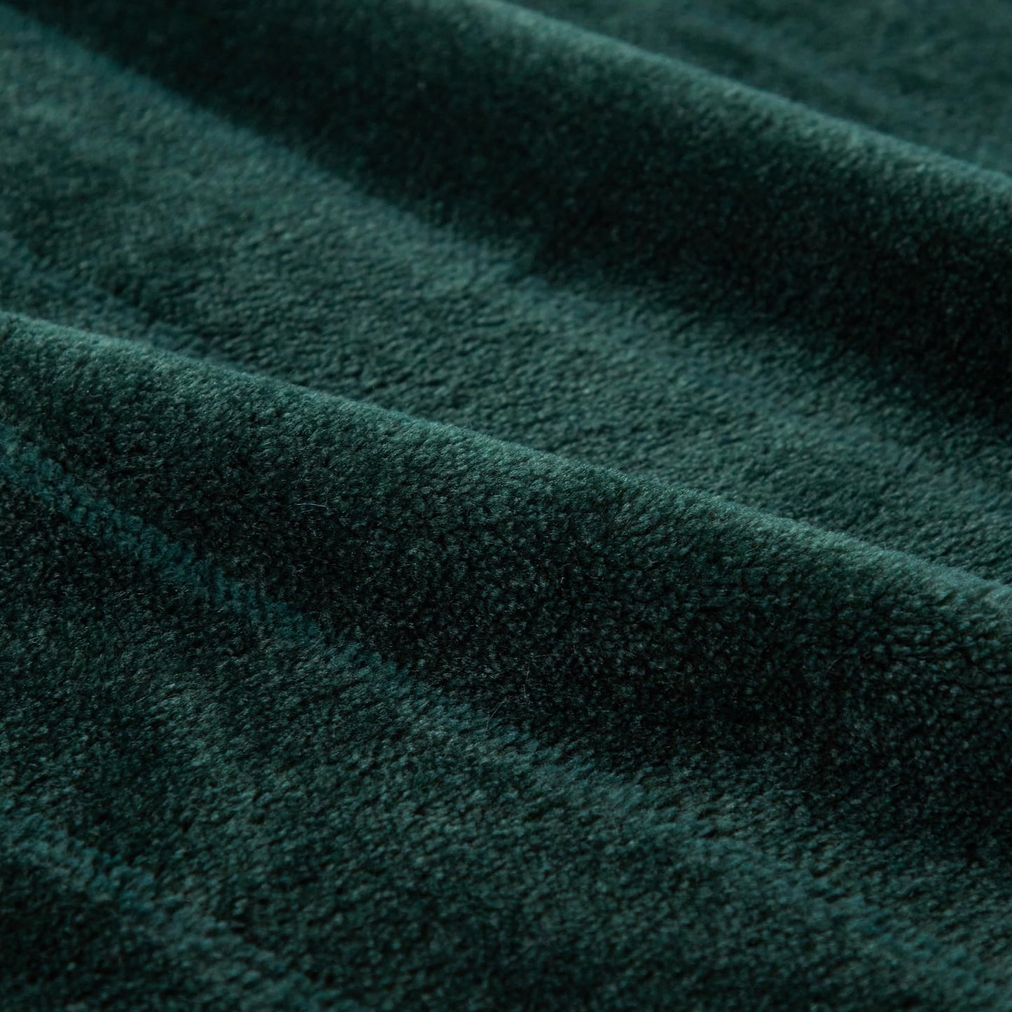 Serenhom Extra Large 120x120 Inch Giant Soft Cozy Fleece Blanket, Huge Oversized Seamless King 3D Jacquard Decorative California King Blanket for Bed, Couch, Travel - Striped Forest Green