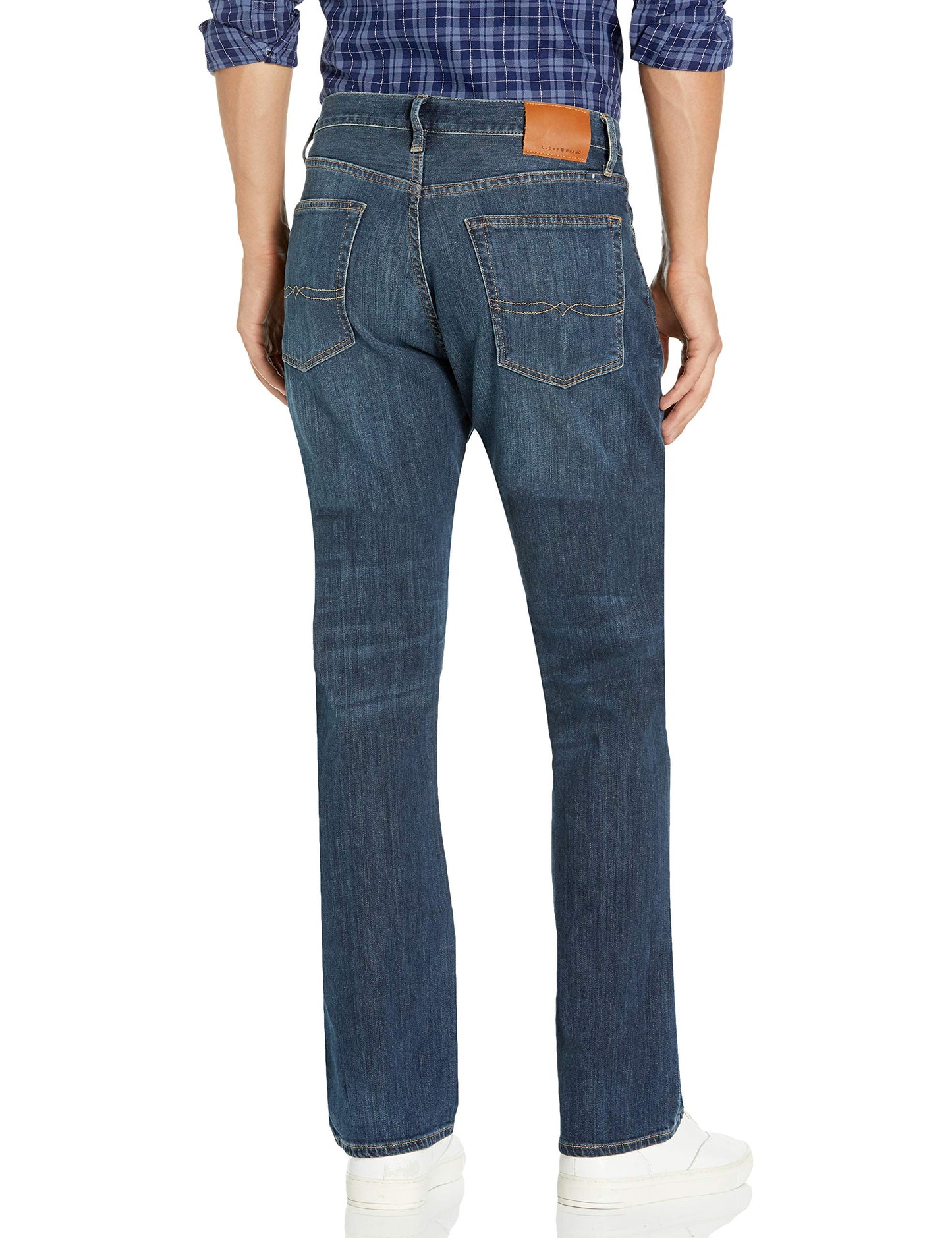 Lucky Brand Men's 181 Relaxed Straight-Leg Jean in Mahogany, 26x38