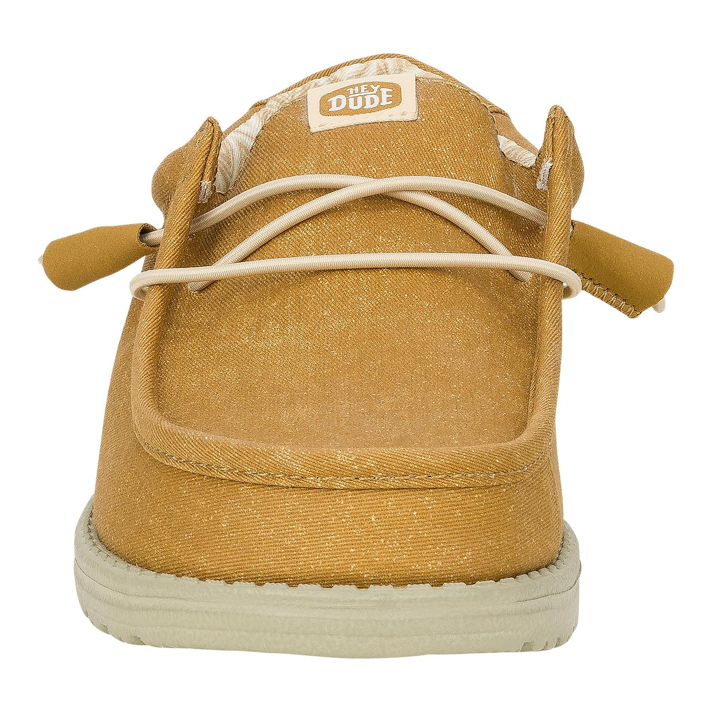 HEYDUDE Wally Stretch Canvas Cumin Brown/Stone Grey Size 14, Men’s Shoes, Men's Slip-on Loafers, Comfortable & Light-Weight