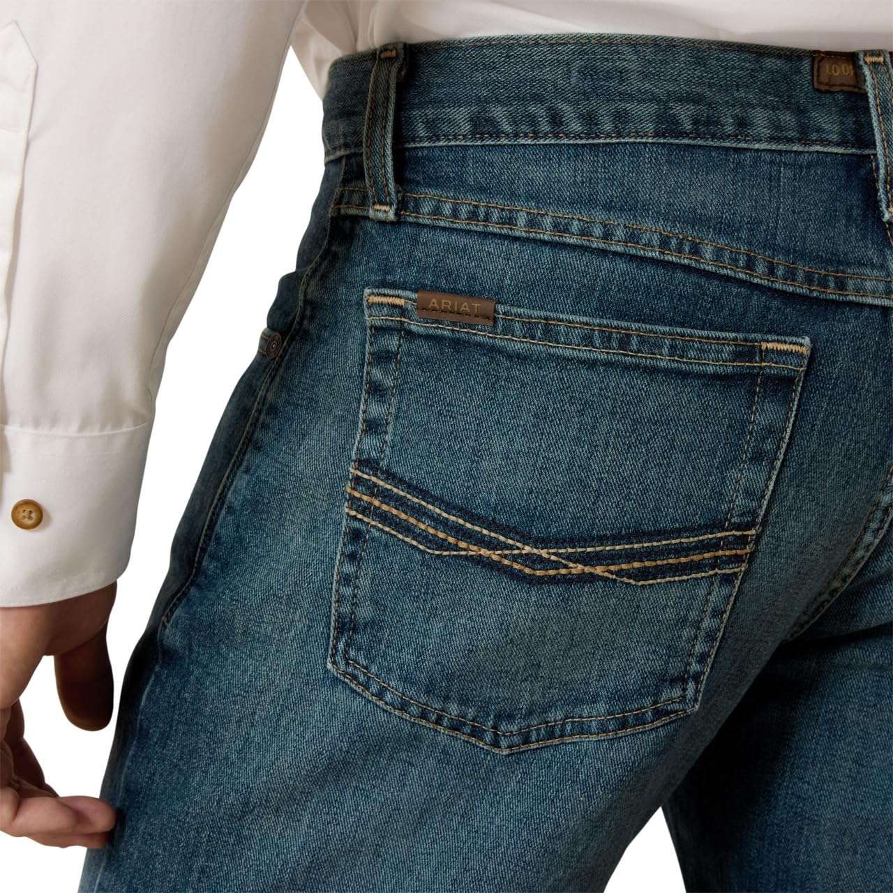 ARIAT Men’s M4 Low Rise Stretch Legacy Boot Cut Jean