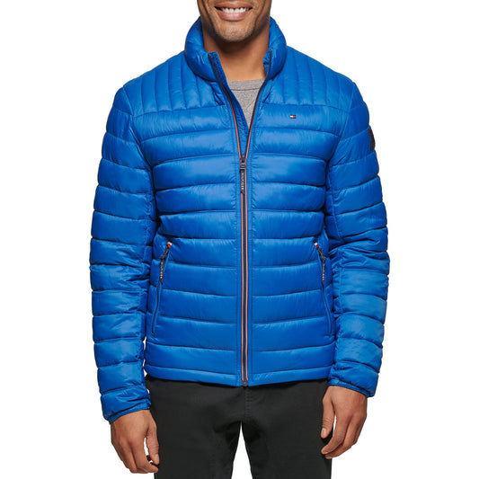Tommy Hilfiger Men's Ultra Loft Lightweight Packable Puffer Jacket (Standard and Big & Tall), New Royal, Large