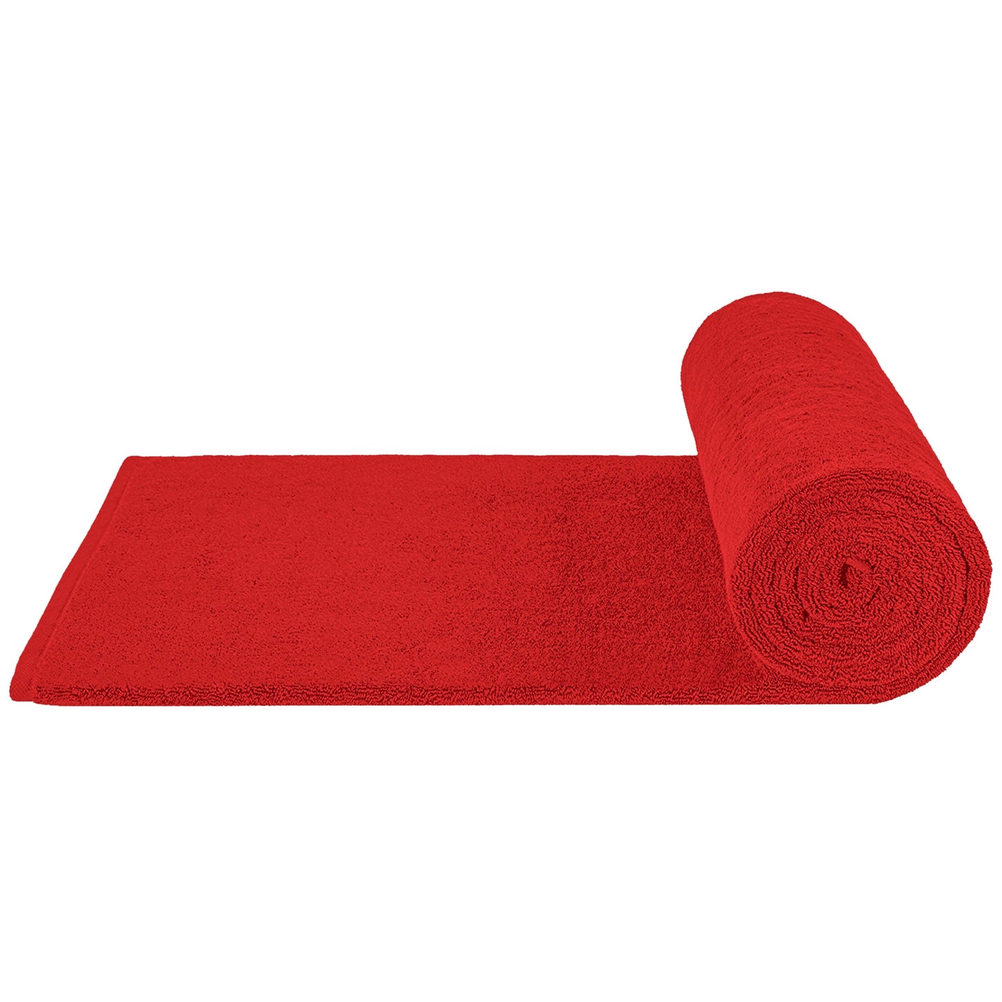 Cotton Paradise 100% Cotton 40x80 Oversized Bath Sheet, Extra Large Turkish Bath Towels for Bathroom, Red Bathsheet
