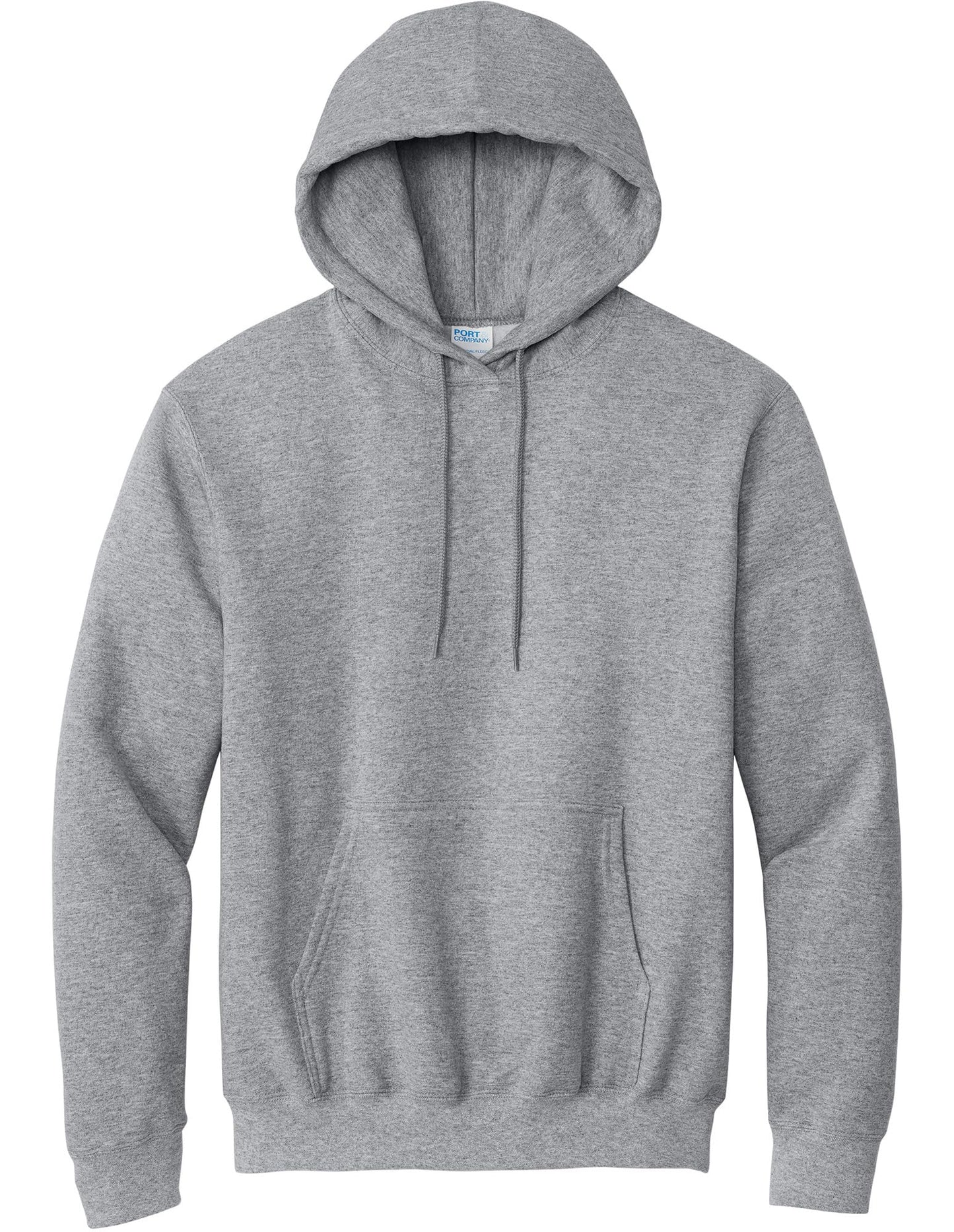Port & Co TALL Essential Fleece Pullover Hooded Sweatshirt-PC90HT-4XLT-Athletic Heather