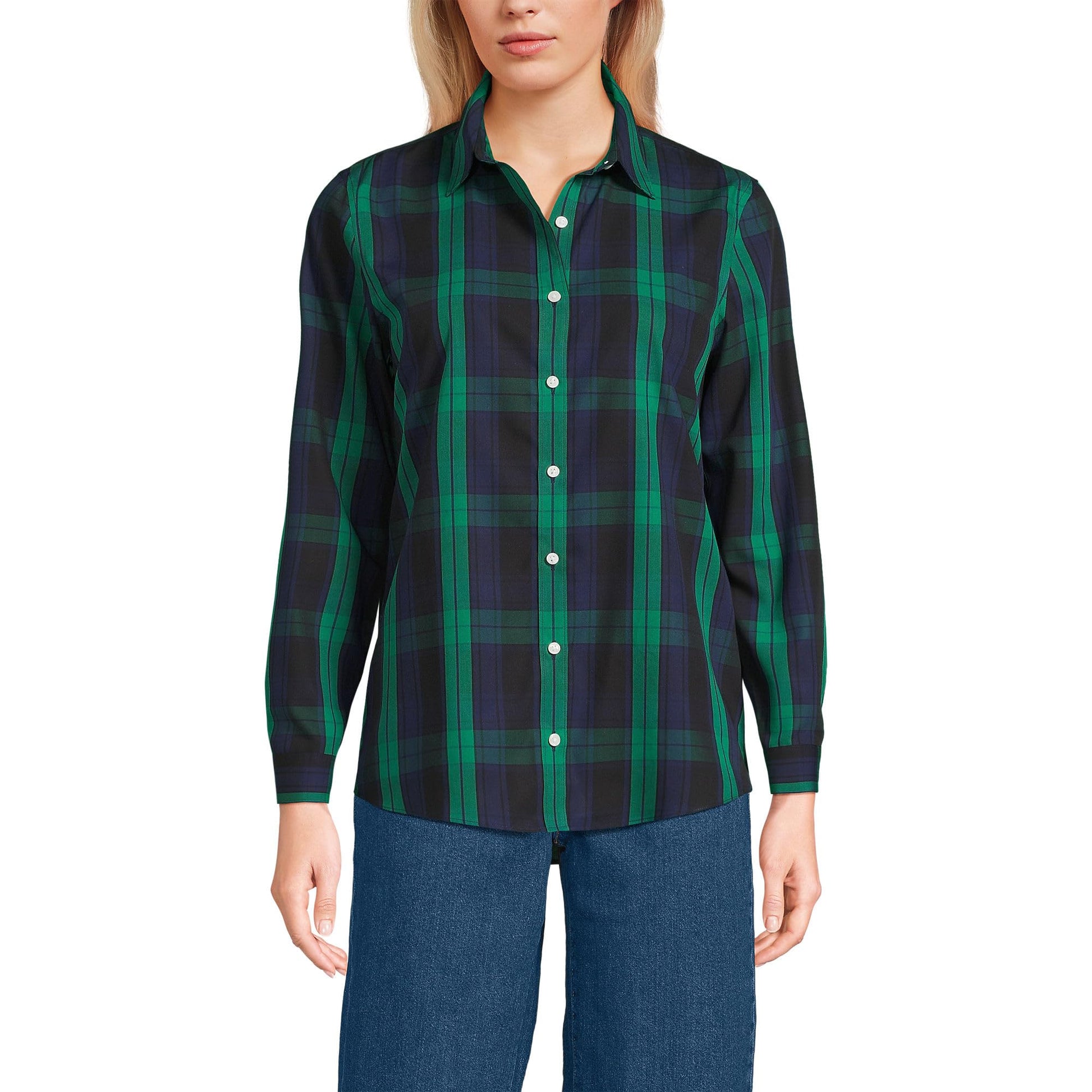 Rich Clover/Navy Plaid