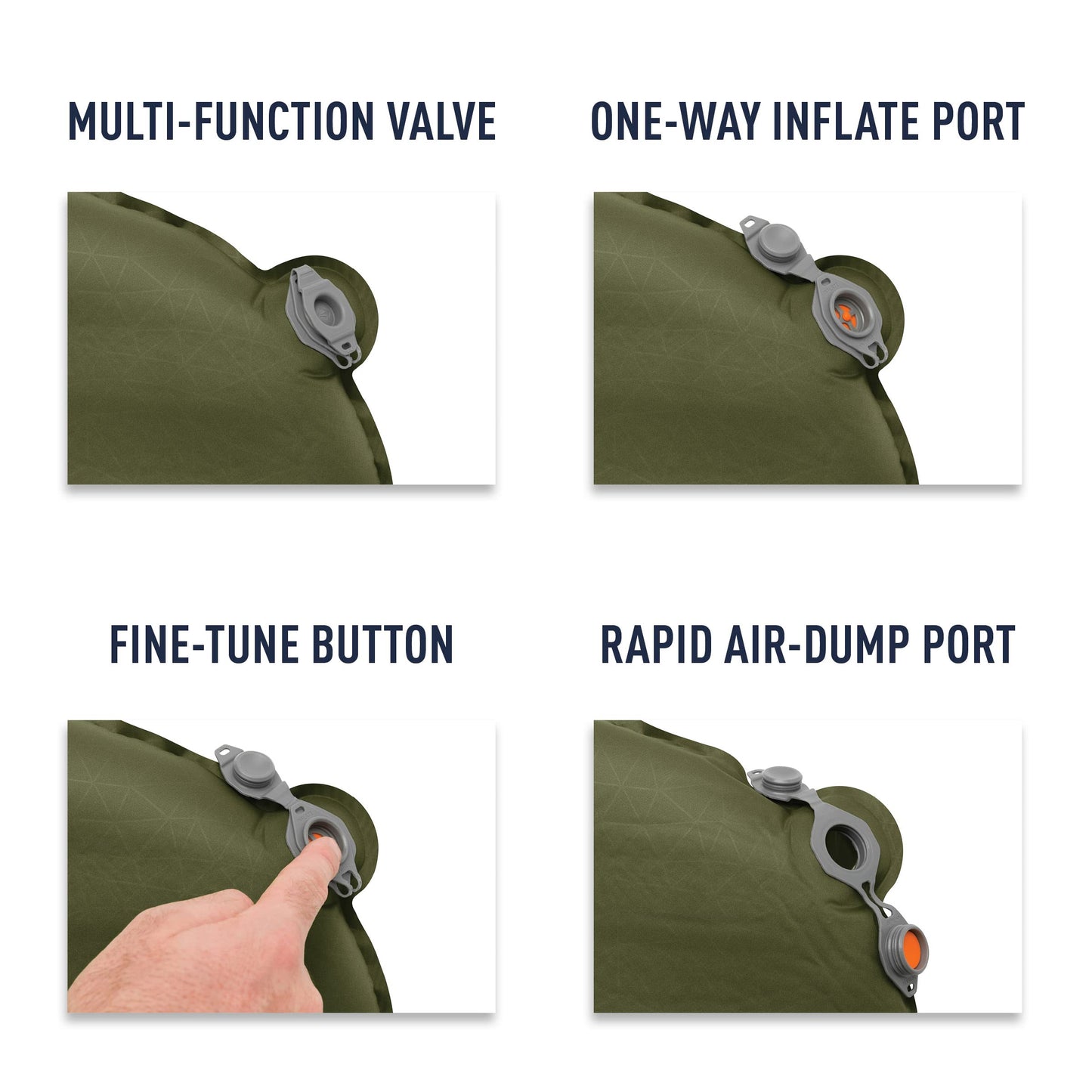 Sea to Summit Camp Plus Self-Inflating Foam Sleeping Mat for Camping, Rectangular - Large (79 x 25 x 3 inches)