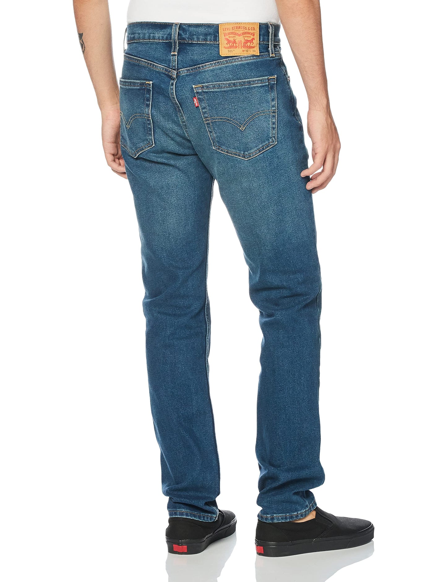 Levi's Men's 511 Slim Fit Jeans (Also Available in Big & Tall), Crazy for Blue, 32W x 36L