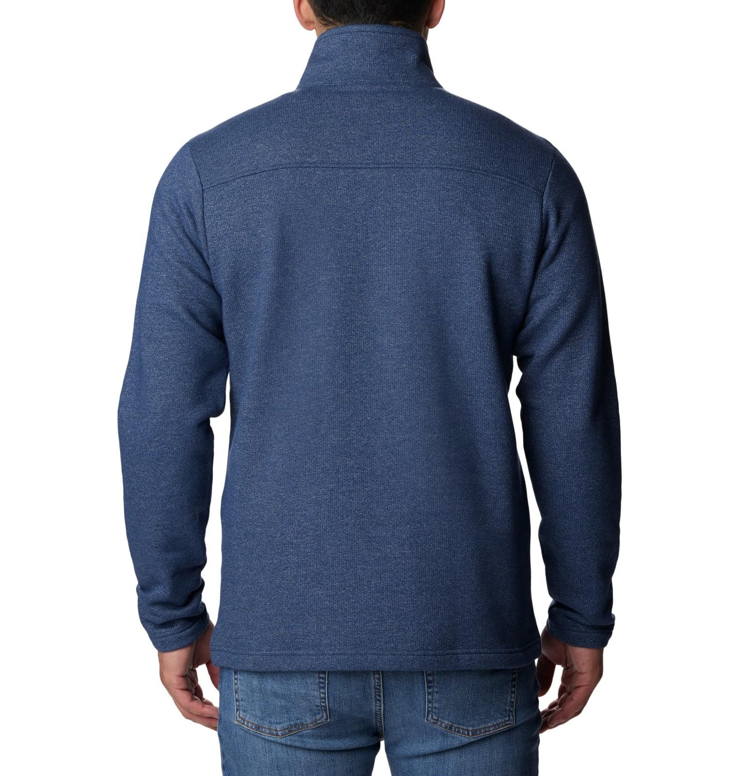 Columbia Men's Great Hart Mountain III Half Zip, Dark Mountain Heather, Large Tall