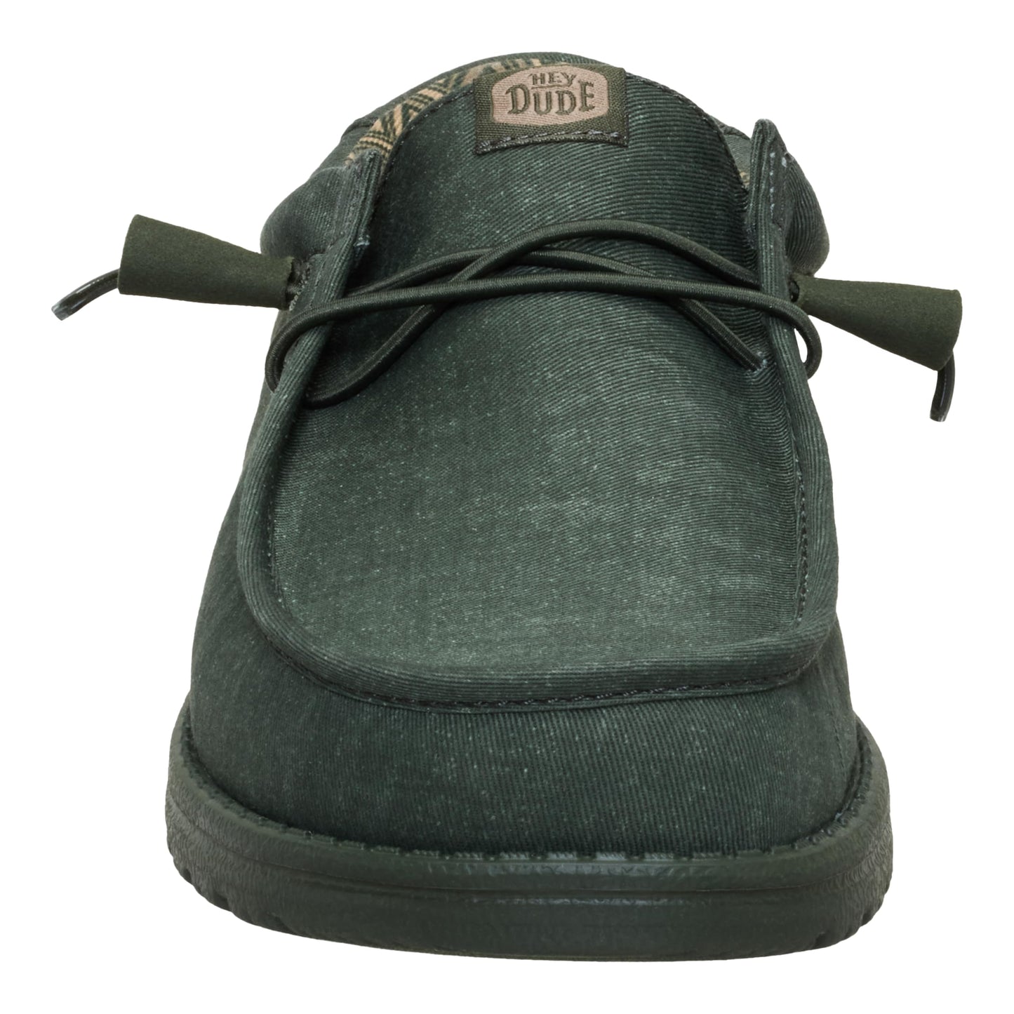 HEYDUDE Wally Stretch Canvas Deep Green Size 15, Men’s Shoes, Slip-on Loafers, Comfortable & Light-Weight