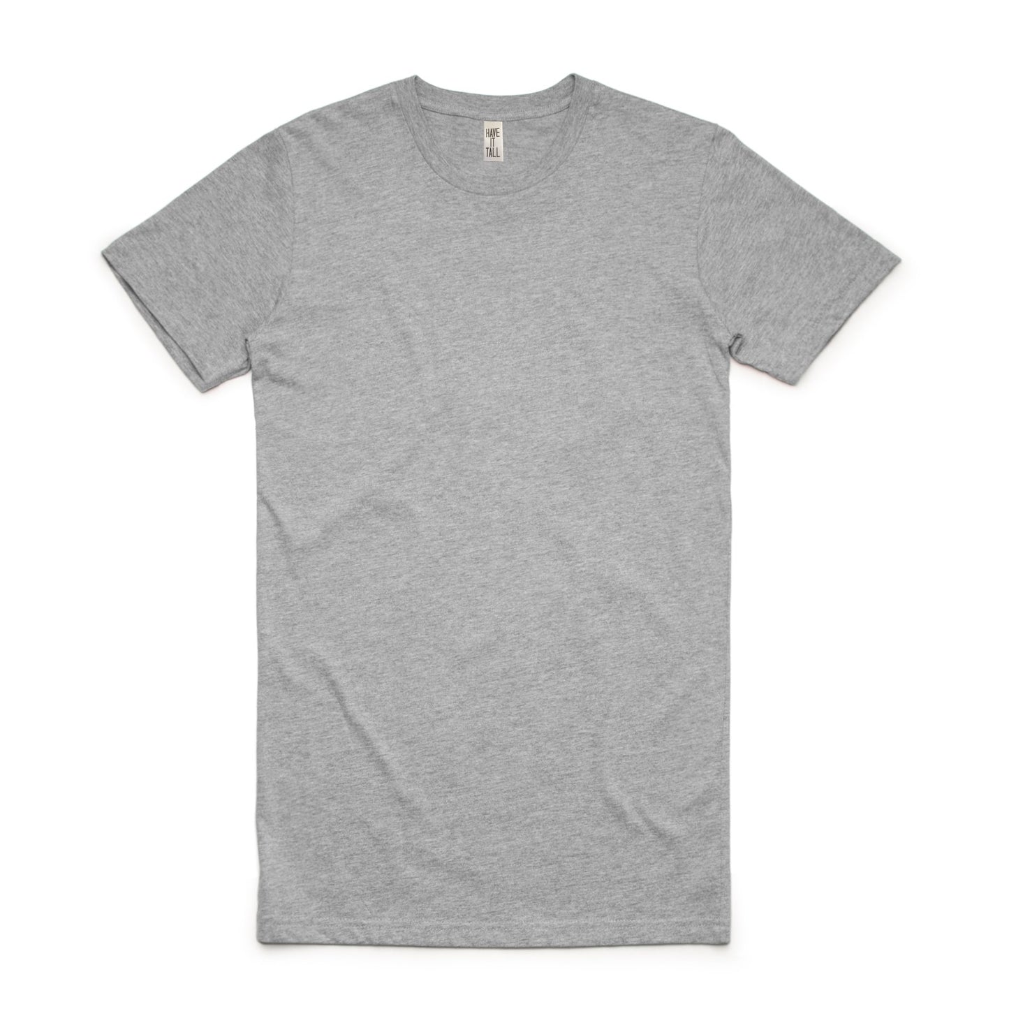 Have It Tall Men's Extra Long T Shirt Heather Graphite X-Large XTall