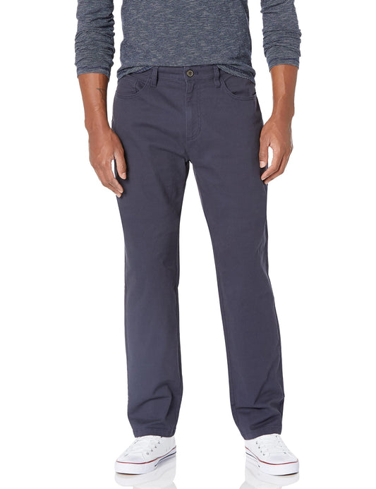 Amazon Essentials Men's Chinos, Athletic Fit, Work Pants, 5-Pocket, Comfort Stretch, Navy, 38W x 38L