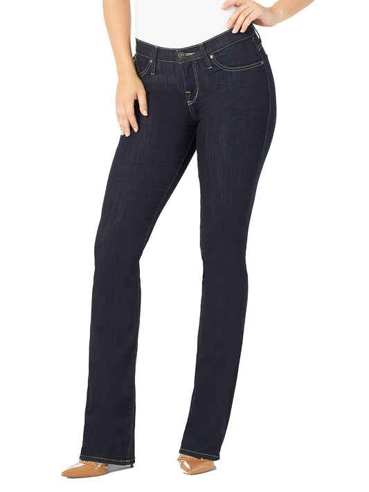 Rock & Republic Women's Kasandra Mid Rise Bootcut Jeans, Stat, 12 Long US