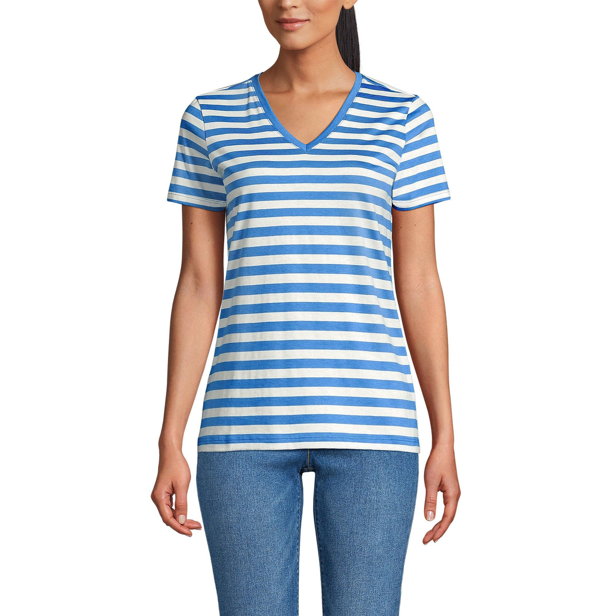 Muted Cobalt Even Stripe
