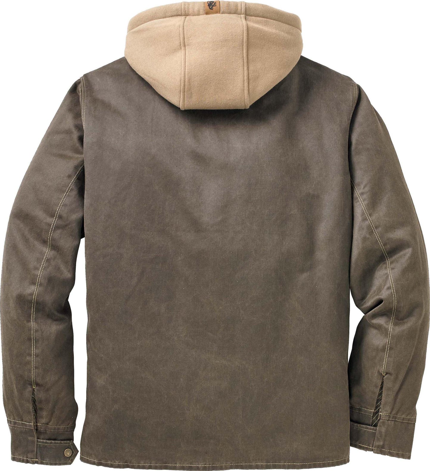 Legendary Whitetails Men's Casual Coat with Hood Waxed Cotton Water Resistant, Tobacco, XX-Large Tall