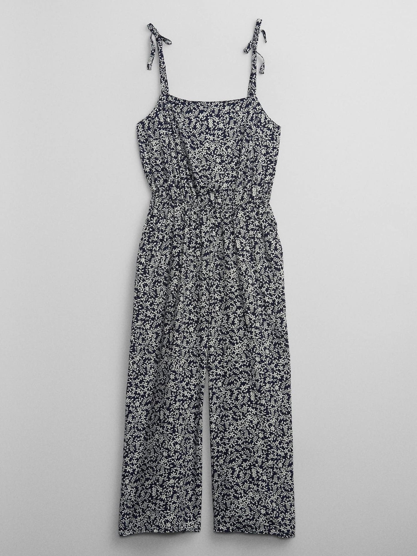 GAP Womens Cami Jumpsuit Navy Floral S/T