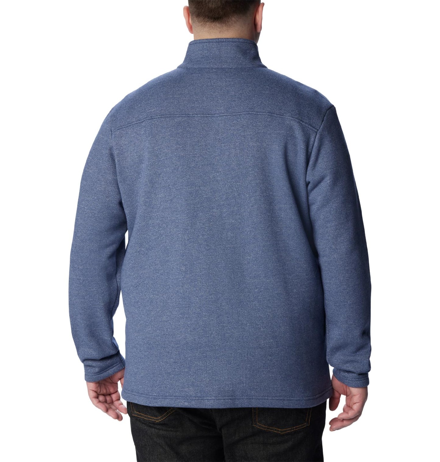 Columbia Men's Great Hart Mountain III Half Zip, Dark Mountain Heather, Large Tall