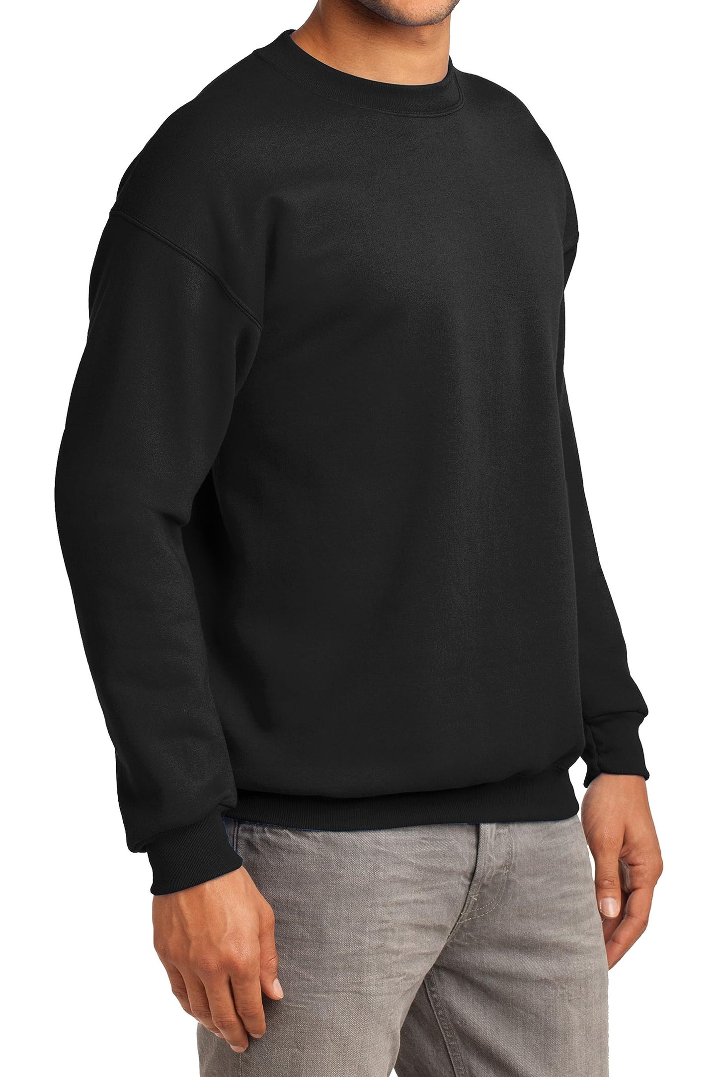 Have It Tall Mens Crewneck Sweatshirt Oxford Gray 2XLT Tall