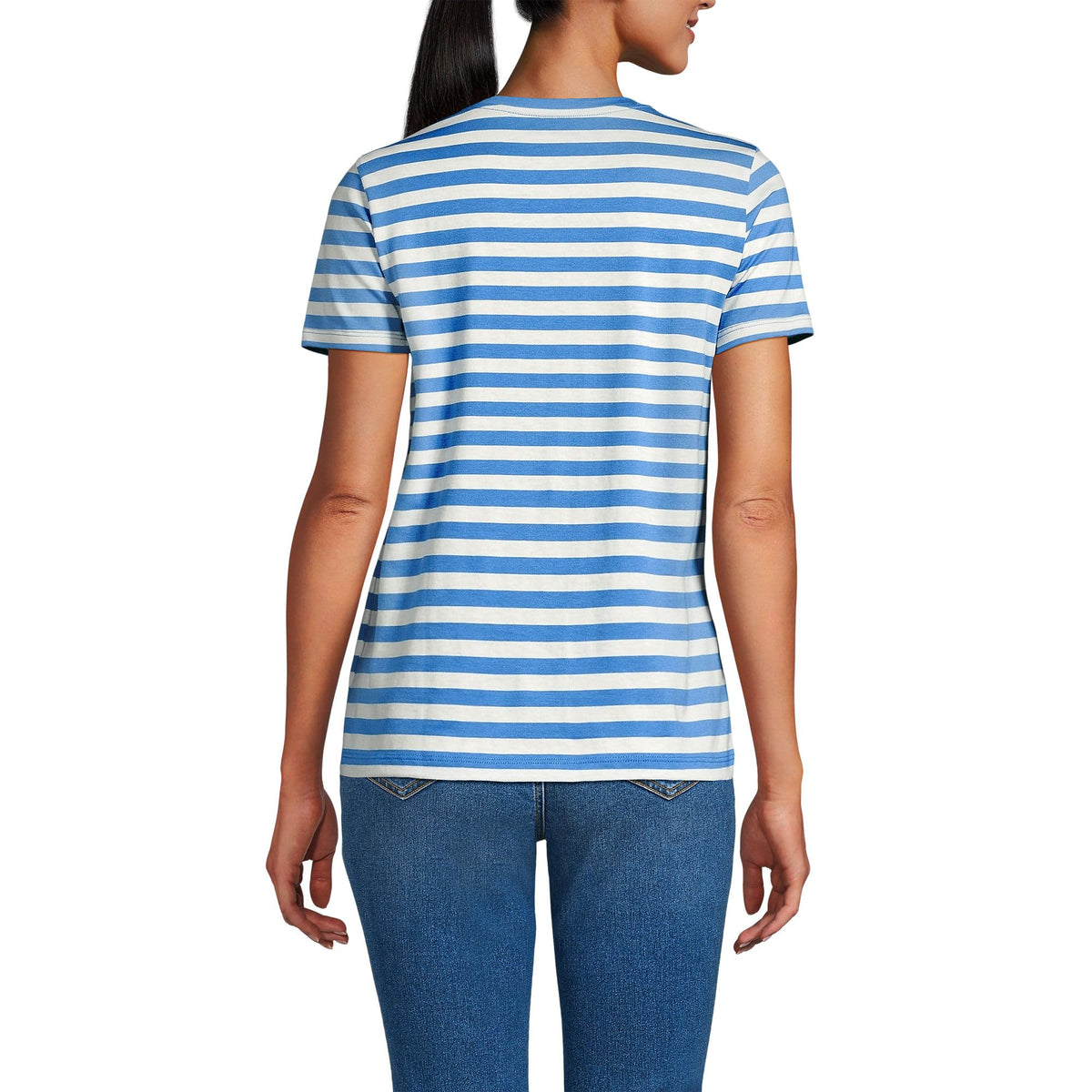 Muted Cobalt Even Stripe