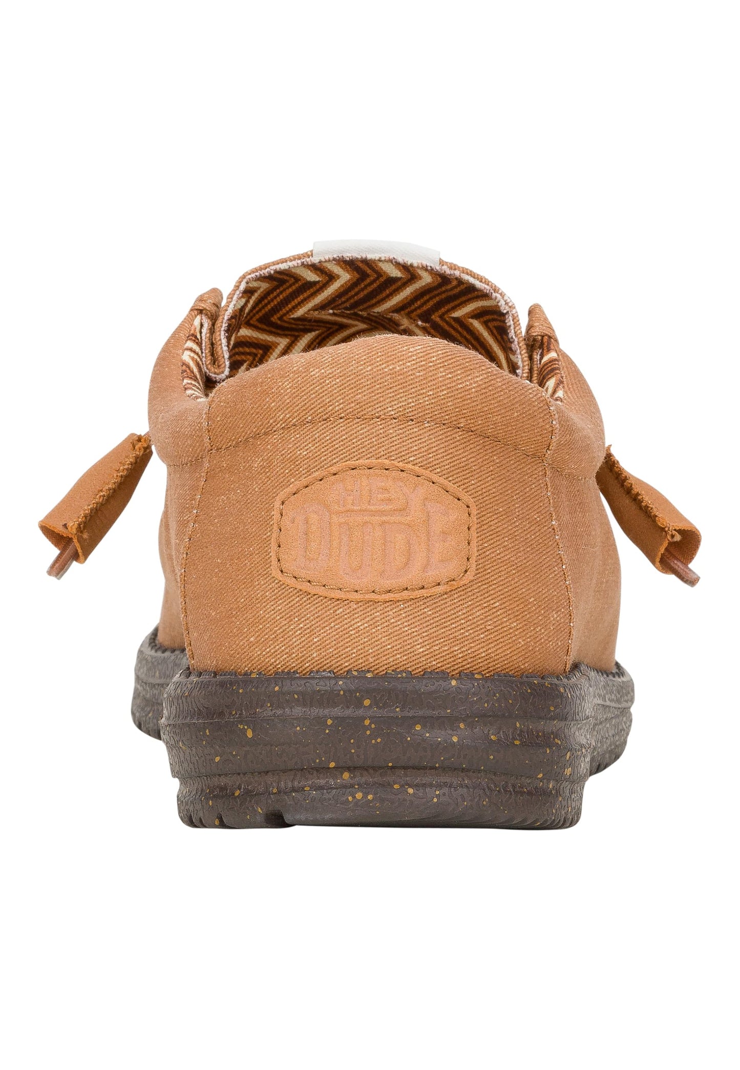 HEYDUDE Wally Stretch Canvas Nut Size 14, Men’s Shoes, Men's Slip-on Loafers, Comfortable & Light-Weight